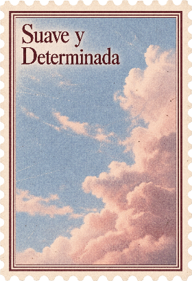 Suave y determinada